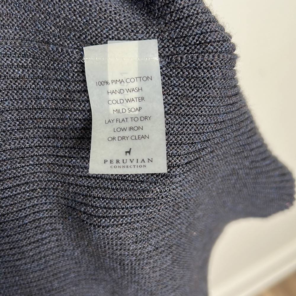 Peruvian Connection Xsmall Turtleneck Sweater Dre… - image 5